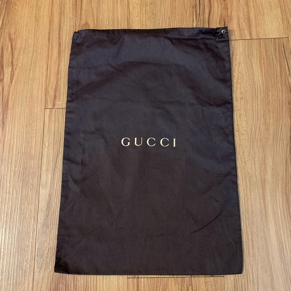 GUCCI Brown Shoe Dust Bag